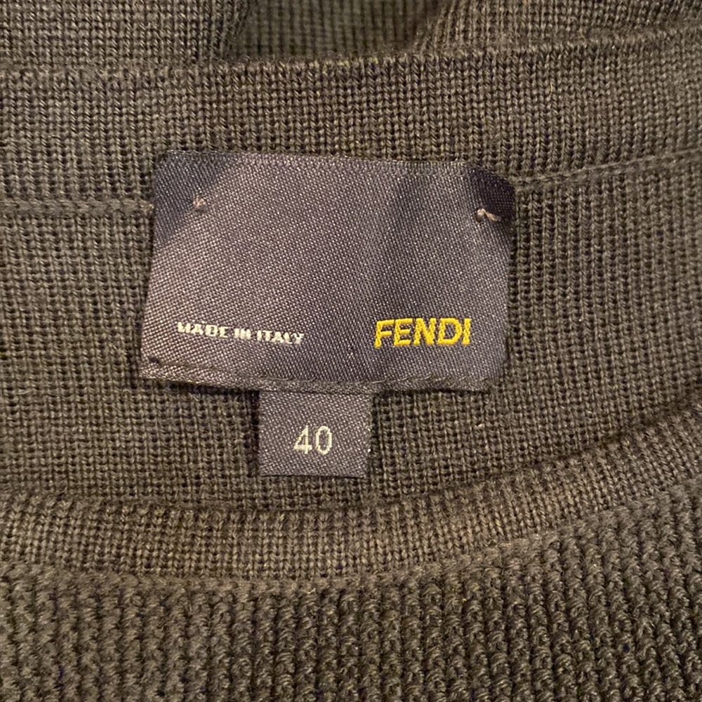 FENDI fabulous wool dress with unique design, size S - Picture 13 of 16